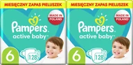 Pieluchy - Pampers Pieluchy Active Baby 6, 13-18 kg, 128 szt. x2 - miniaturka - grafika 1