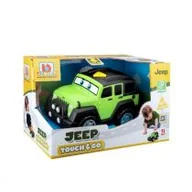 Samochody i pojazdy dla dzieci - Bburago junior 81801 Jeep Wrangler z dźwiękiem, zielony Pulio - miniaturka - grafika 1