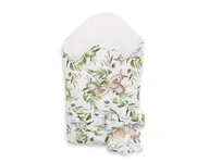 Rożki i beciki - Rożek Usztywniany Dla Niemowląt Z Wiązaniem - Woodland Green - miniaturka - grafika 1