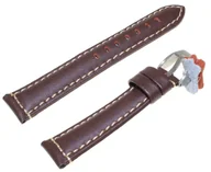 Akcesoria do zegarków - Sk��rzany pasek do zegarka 18 mm Diloy P354.18.2 - miniaturka - grafika 1