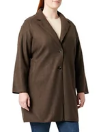 Płaszcze damskie - ONLY Onlcarrie Bonded Coat Otw Noos Płaszcz Kobiety,Hot Fudge/Szczegóły: melanż,S - miniaturka - grafika 1