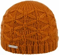 Czapki damskie - Czapka Dzianinowa Annelie by Seeberger, pomarańczowy, One Size - miniaturka - grafika 1
