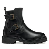 Botki damskie - Botki Geox D Iridea D36HRC 00043 C9999 Czarny - miniaturka - grafika 1