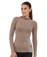 Bluzy damskie - Bluza damska z kapturem Brubeck FITNESS - miniaturka - grafika 1