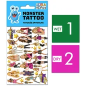 Zabawki kreatywne - TATUAŻE ZMYWALNE DLA DZIECI HANNAH MONTANA WZORY ORYGINALNE - miniaturka - grafika 1