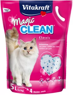 Vitakraft Magic Clean żwirek silikatowy - 3 x 5 l Dostawa GRATIS! - Żwirek dla kotów - miniaturka - grafika 1