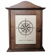 Szafki na klucze - Drewniana Szafka Na Klucze - miniaturka - grafika 1