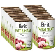 Mokra karma dla psów - BRIT PATE & MEAT DUCK 18x800g - miniaturka - grafika 1