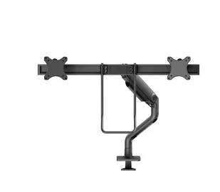 Neomounts DS75S-950BL2 - w pełni ruchomy uchwyt stołowy dla dwóch ekranów 17-27" - Czarny - Uchwyty do monitorów - miniaturka - grafika 1