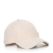 Czapki damskie - Bawełniana czapka z daszkiem kremowa - miniaturka - grafika 1