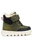 Buty dla chłopców - Geox Kozaki B Willaboom B Ab B365BC 0ME22 C0450 M Khaki - miniaturka - grafika 1