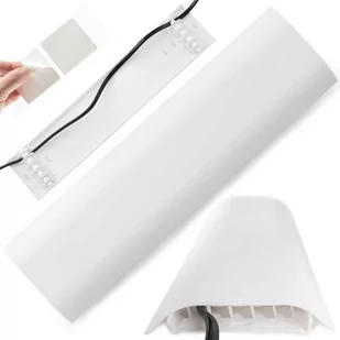 Maskownica Do Kabli Osłona Organizer Kabli Listwa Samoprzylepna 30Cm - Kable komputerowe i do monitorów - miniaturka - grafika 1