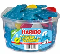 Żelki - Haribo, żelki o smaku owocowym Smerfy XXL, 30 sztuk - miniaturka - grafika 1