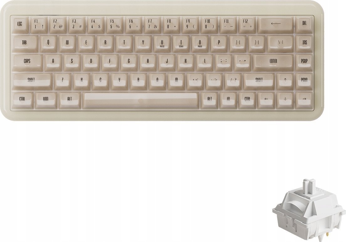 Akko Akko YU01 Antique Jade Gaming-Tastatur, RGB - 65%, V3 Piano Pro Switches ISO 6925758630757