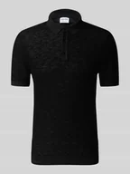 Koszulki męskie - Koszulka polo o kroju slim fit z prążkowanymi wykończeniami - miniaturka - grafika 1