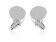 Spinki do mankietów i krawatów - Srebrne spinki do mankietów - koła 14mm - miniaturka - grafika 1