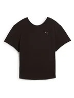 Koszulki sportowe damskie - Puma Koszulka funkcyjna "Move Cloudspun" w kolorze czarnym - miniaturka - grafika 1