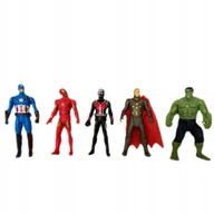 Figurki dla dzieci - DUŻE FIGURKI AVENGERS HULK THOR AMERYKA IRON 5 SZT FIGURKA DO ZABAWY - miniaturka - grafika 1