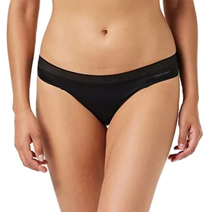 Calvin Klein Stringi Damskie Tanga, Czarny (czarny), M, Czarny F6307e, M - Majtki damskie - miniaturka - grafika 1