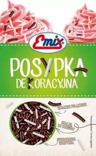 Emix Posypka Dekoracyjna kakaowo biała 50 g - Chipsy - miniaturka - grafika 1