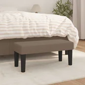 Ławki do przedpokoju - Lumarko Ławka, taupe, 70x30x30 cm, tapicerowana tkaniną - miniaturka - grafika 1