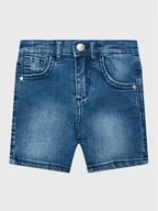 Spodenki damskie - Guess Szorty jeansowe K0BD05 D4H20 Niebieski Regular Fit - miniaturka - grafika 1
