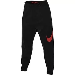 Nike Spodnie męskie, Black/Habanero Red, M - Spodnie męskie - miniaturka - grafika 1