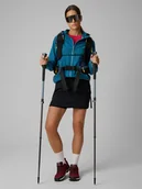 Spódnice - 4F Spódnica trekkingowa szybkoschnąca damska - czarna XS - miniaturka - grafika 1