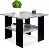 Ławy i stoliki kawowe - Stolik Ława St1 Bc Stolik Kawowy Beton Czarny Loft - miniaturka - grafika 1