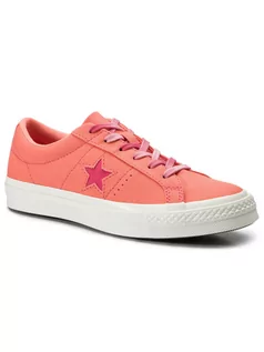 Trampki męskie - Converse Tenisówki One Star Ox 564152C Pomarańczowy - grafika 1