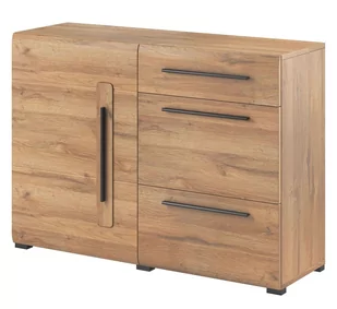 Komoda Tulsa Wm 45 1D3S Dąb Grandson - Inne meble do salonu - miniaturka - grafika 1