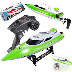 MOTORÓWKA ŁÓDKA BOAT ZDALNIE STEROWANA PILOT RC ŁÓDŹ HJ806 WYŚCIGOWA 35KM/H IDEALNA NA PREZENT - Zabawki zdalnie sterowane - miniaturka - grafika 1