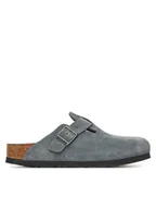 Klapki i japonki damskie - Birkenstock Klapki Boston Sfb 1030874 Szary - miniaturka - grafika 1