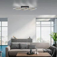 Lampy sufitowe - Paul Neuhaus Lampa sufitowa LED Polina, 2-punktowa, złota, ściemniana - miniaturka - grafika 1