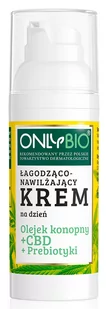 OnlyBio OnlyBio krem nawilżająco-łagodzący do twarzy olejek CBD + prebiotyki 50ml - Kremy do twarzy - miniaturka - grafika 1