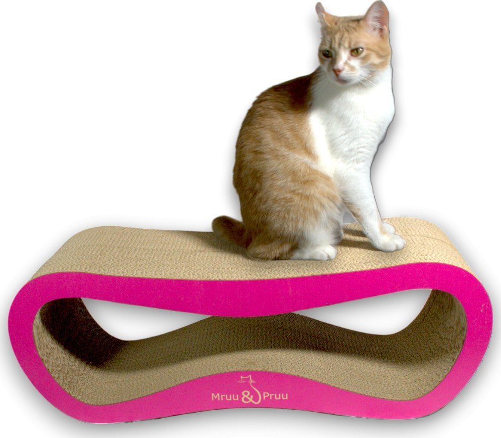 Drapak dla kota różowy mega LEON 78x28x24 cm MruuPruu