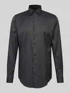 Koszule męskie - Koszula biznesowa o kroju regular fit z wiskozy z kołnierzykiem typu kent model ‘Joe’ - miniaturka - grafika 1