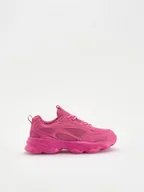 Buty dla dziewczynek - Reserved - Lekkie sneakersy - intensywny róż - miniaturka - grafika 1