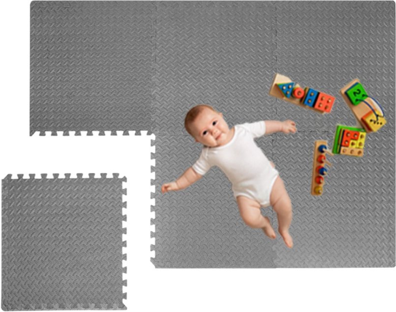 Piankowe puzzle niemowlaka na podłogę DUŻA mata gruba niemowlęca 1,8x1,2m