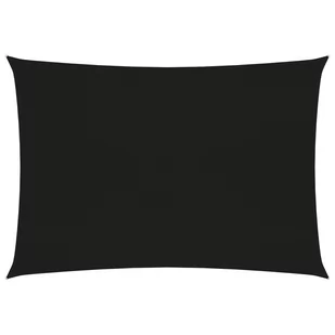 vidaXL Żagiel przeciwsłoneczny, 160 g/m, czarny, 2,5x3,5 m, HDPE 311728 - Parasole ogrodowe - miniaturka - grafika 1