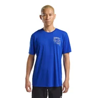 Koszulki męskie - Męska koszulka z krótkim rękawem Jack Wolfskin VONNAN GRAPHIC T M EXPLORE vibrant blue - S - miniaturka - grafika 1