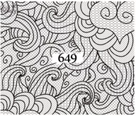 Ozdoby do paznokci - Naklejki wodne na paznokcie - nr 649 - miniaturka - grafika 1