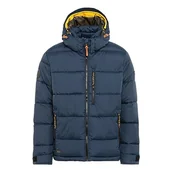 Kurtki męskie - camel active Męska kurtka pikowana basic, zimowa, niebieski, 28 - miniaturka - grafika 1