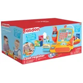 Zabawy w naśladowanie dorosłych - Kasa fiskalna sklepowa dla dzieci z akcesoriami Casdon - miniaturka - grafika 1