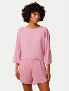 Triumph Szorty piżamowe Aura Spotlight 10221415 Różowy Relaxed Fit - Piżamy damskie - miniaturka - grafika 1