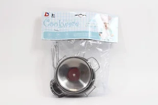 Metalowe garnki 688-9 09370 M&Z - Zabawy w naśladowanie dorosłych - miniaturka - grafika 1