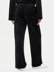 KARL LAGERFELD Spodnie piżamowe A4W44008 Czarny Regular Fit - Piżamy damskie - miniaturka - grafika 1