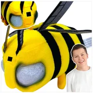 Maskotki i pluszaki - Minecraft Duża Maskotka Pszczoła Pluszowa Pszczółka Postać Z Gry Pluszak - miniaturka - grafika 1