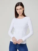 Koszulki i topy damskie - BIG STAR Koszulka w kolorze białym - miniaturka - grafika 1