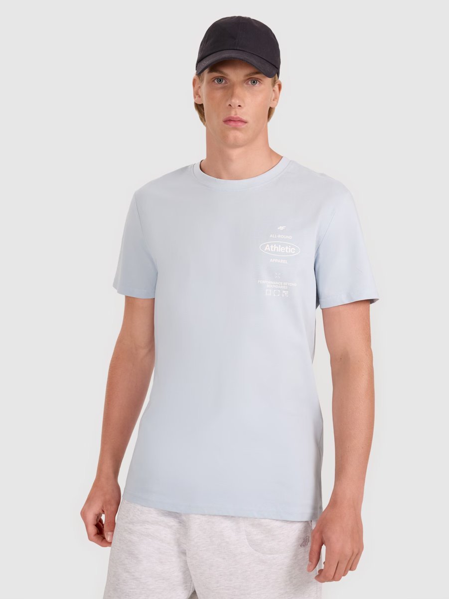 T-Shirt Męski 4F 4Frss25Ttshm2688-34S Niebieski Roz. M